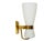 Large Opaline Glass and Brass Sconce 2118 from Stilnovo, 1959 For Sale - Image 17 of 17