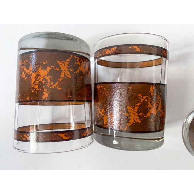 Vintage Georges Briard Mid-Century Old Fashioned Rocks Glasses- Set of 8 For Sale - Image 9 of 9