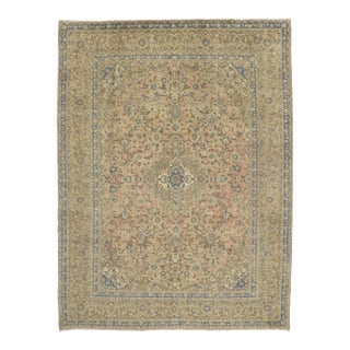 Vintage Persian Kashan Rug, 09’08 X 12’10 For Sale