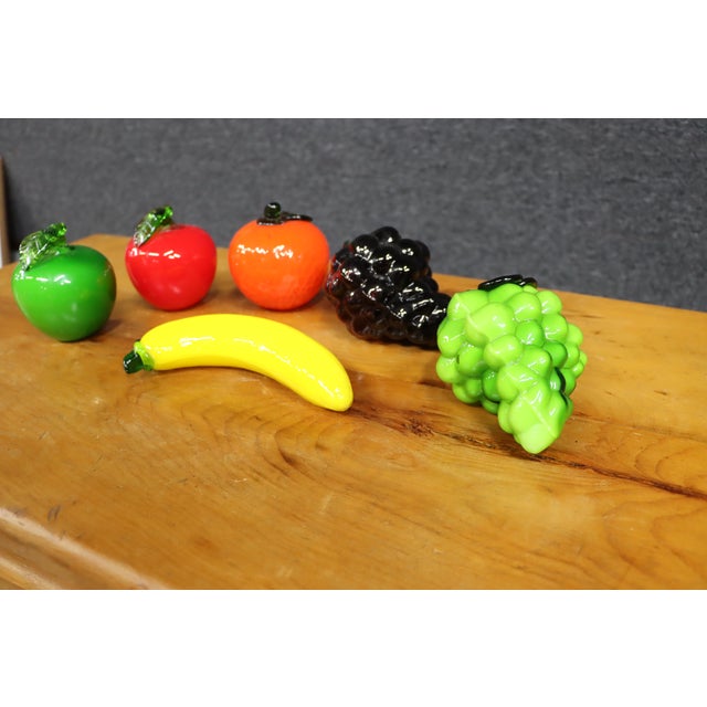 Murano Glass Fruit Set For Sale - Image 4 of 10