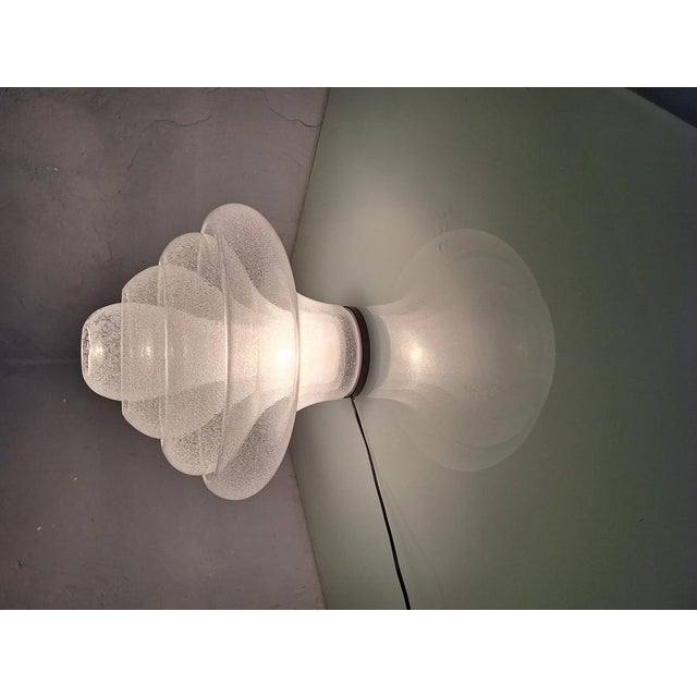 1980s Lotus Pullegous Table Lamp in Murano Glass by Carlo Nason for Mazzega, 1980s For Sale - Image 5 of 18