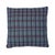 Contemporary Schumacher Zealand Check 18" Pillow in Navy Multi For Sale - Image 3 of 3