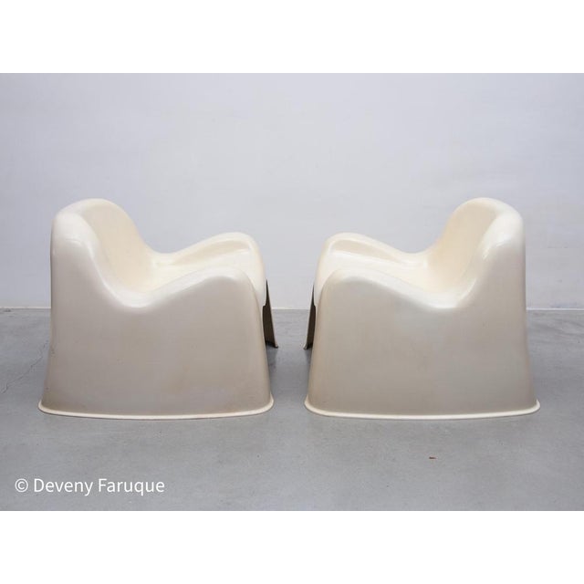 1960s Set of Space Age Toga Lounge Chairs attributed to Sergio Mazza for Artemide, 1968 For Sale - Image 5 of 17