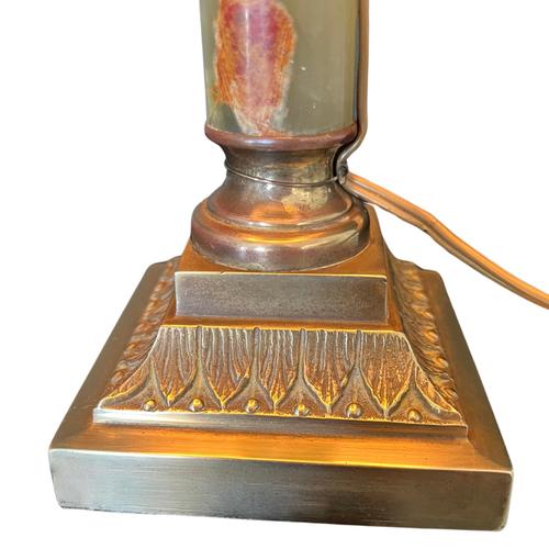 19th Century French Onyx and Bronze Table Lamp, Circa 1850 For Sale - Image 6 of 8