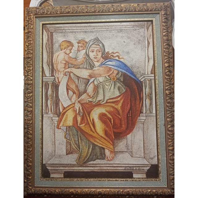 Hand-painted ceramic tile by the artist J. Gassent, from a limited edition of only 100 pieces. Produced by the renowned...