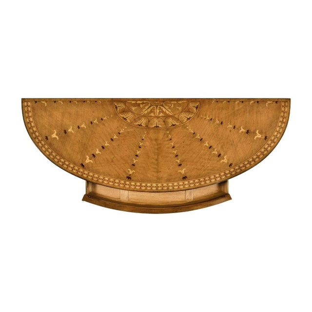 Not Yet Made - Made To Order Large Giltwood Demi-Lune Console Table For Sale - Image 5 of 7