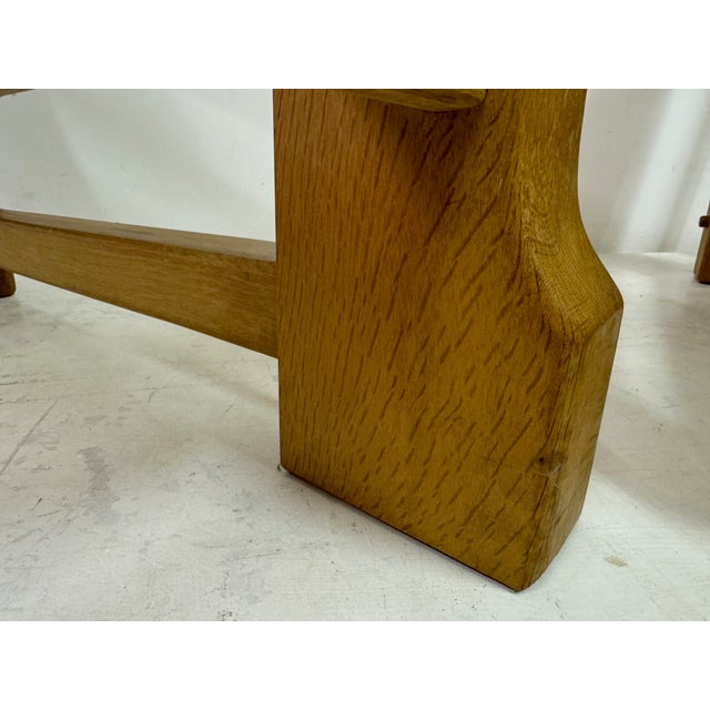 Set of Brutalist Armchairs in Oak, 1960s For Sale - Image 16 of 18