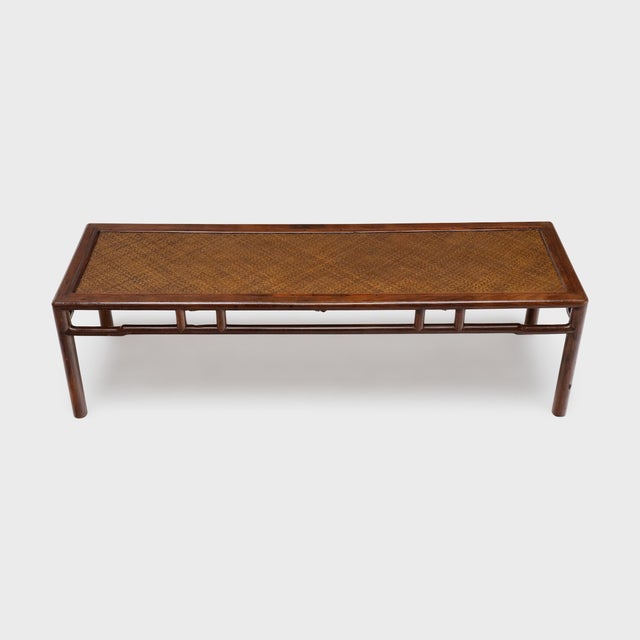 Chinese Antique Chinese Woven Top Jichimu Daybed, 19th Century For Sale - Image 3 of 5