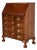 Chippendale Solid Mahogany Drop Front Secretary Desk by Jasper Cabinet Co. For Sale