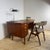 Vintage Teak Writing Desk by H.P. Hansen For Sale - Image 10 of 13