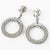 Silver Gianfranco Ferre Crystal Jeweled Clip Earrings For Sale - Image 8 of 8