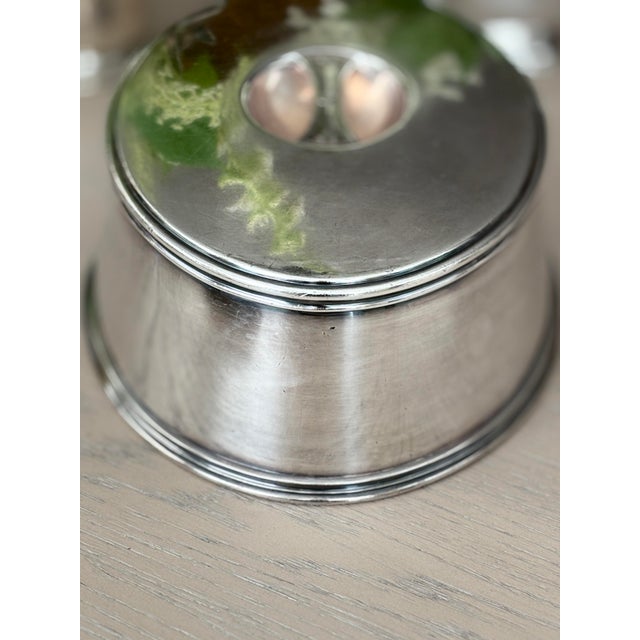 1940s Antique Wallace Silver Plate Platter Lid Hotel Andrew Johnson For Sale - Image 5 of 10
