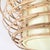 Vintage Rattan and Fabric Pendant Light For Sale - Image 4 of 11