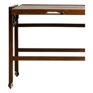 Early 20th Century France Art Deco Brown Wood Bar Carts & Dry Bars For Sale