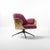 Oak and Fuchsia Upholstery Low Lounge Chair by Jaime Hayon For Sale - Image 6 of 11