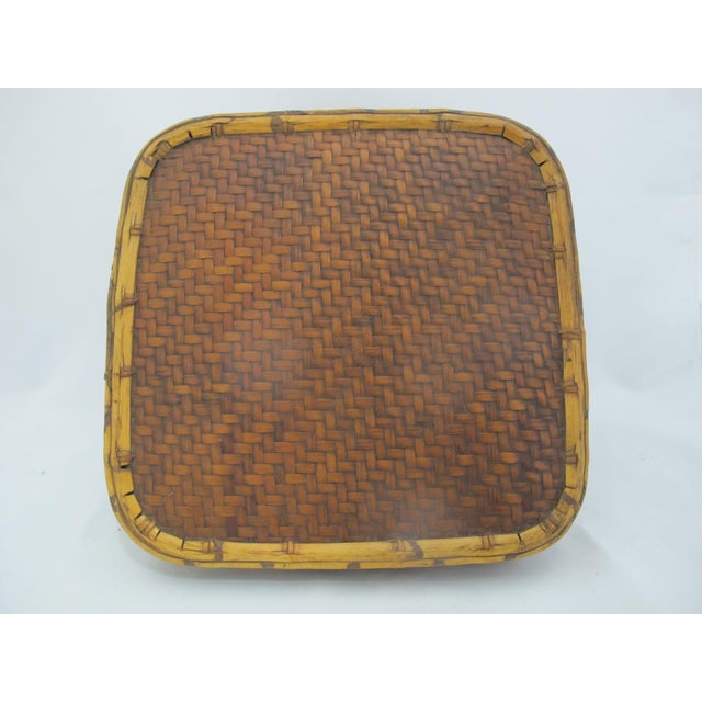 Filipino Ifugao Huop Handwoven Square Lidded Rice Basket Box For Sale In Portland, OR - Image 6 of 9