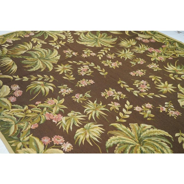 Traditional Aubusson Rug 7'9'' X 10'1'' For Sale - Image 3 of 6