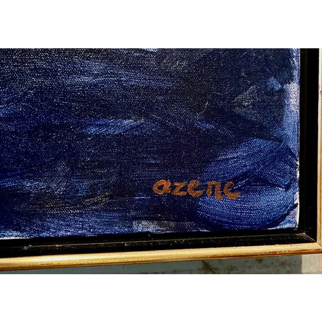 Arie Azene, Arie Azene Israeli Photo Realist Oil Painting Manhattan New York Street Scene, c.1990's For Sale - Image 4 of 10