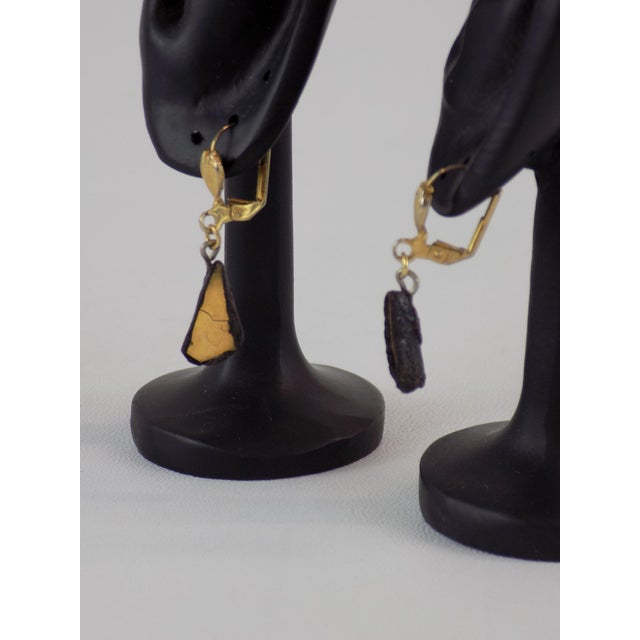Plastic Talosel Earrings by Line Vautrin, 1950s For Sale - Image 7 of 7