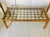 Mid-Century Modern Elegant 1950 Mid Century Modern Bamboo W Glass Coffee Table For Sale - Image 3 of 5