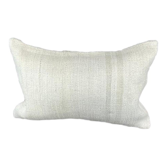 16 x 24 Hemp Pillow Turkish Cushion Natural White Pillow Cushion Cover For Sale