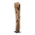 Mahogany Twisting Leaf Sculpture on Stand For Sale