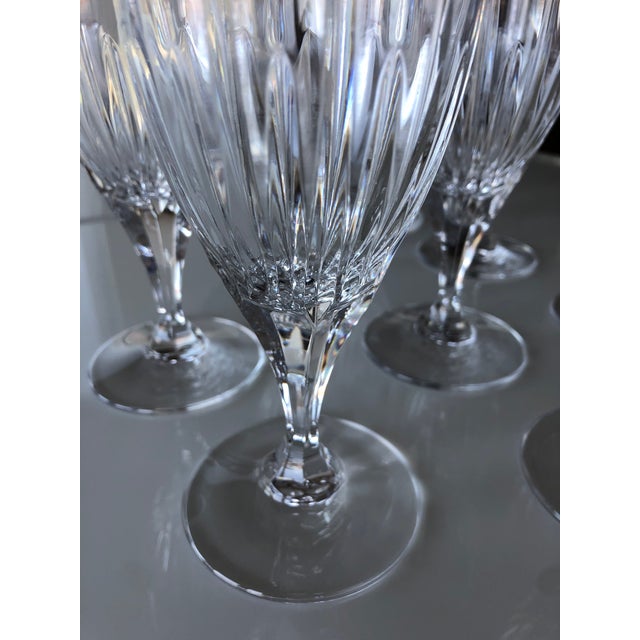 Mikasa Arctic Lights Crystal Iced Tea Glasses Set of 9 Chairish