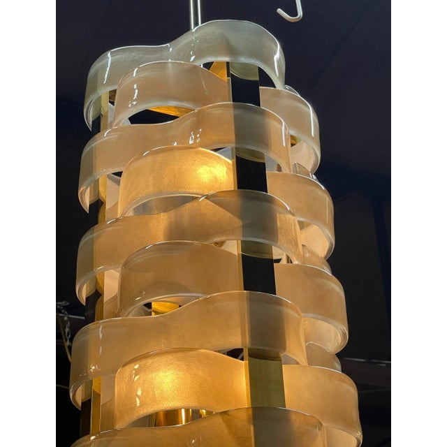 Murano Woven Lanterns in Fume For Sale In Dallas - Image 6 of 7