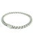 A bold diamond pavé link bracelet crafted in 14 karat white gold and set with approximately 6.50 carats of round...