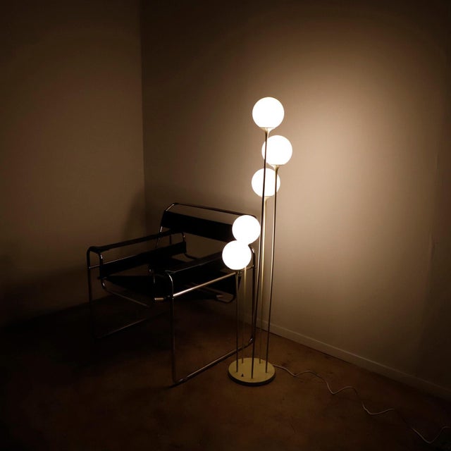 1970s Mid-Century Modern Mexican Five Tiered Floor Lamp For Sale - Image 12 of 17