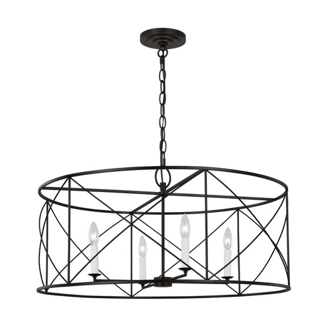 Beatrix is a light and airy pendant series with a minimal round frame. The Beatrix series by Chapman & Myers is open-caged...