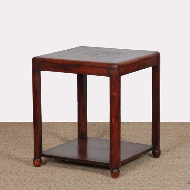 Wood Modernist Side Table, 1930s For Sale - Image 7 of 7