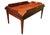 Campaign mahogany & brass butler's coffee table hand crafted by kennedy furniture for harrods fixed stand terminating on...