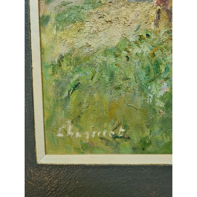 Alfred Jean Chagniot, The Harvest, 1950s, Oil on Canvas For Sale - Image 3 of 6