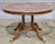 Traditional Theodore Alexander Regency Style Flame Mahogany Round Expanding Dining Table For Sale - Image 3 of 13