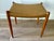 Late 20th Century Danish Modern N. Møller Model 80a Teak Stool With Woven Textile Seat, Denmark For Sale In Las Vegas - Image 6 of 12