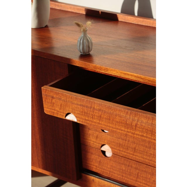 Large Scandinavian Danish Teak Sideboard, 1960s For Sale - Image 16 of 18