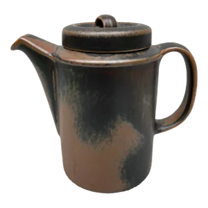 Mid Century Finland Arabia Ruska Stoneware Coffee Pot