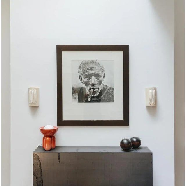 Textile Small Almond Istos Wall Lights by Lisa Allegra, Set of 2 For Sale - Image 7 of 10