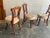 Wood Antique Set of Four Carved Mahogany Grosfeld House Dining Chairs, 1940s For Sale - Image 7 of 12
