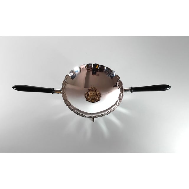 Spanish Revival Sterling Silver and Ebony Burner (Chofeta) For Sale - Image 3 of 6