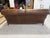 Animal Skin Napa Brown Leather Sofa With Nail Head Treatment, Late 20th Century For Sale - Image 7 of 8