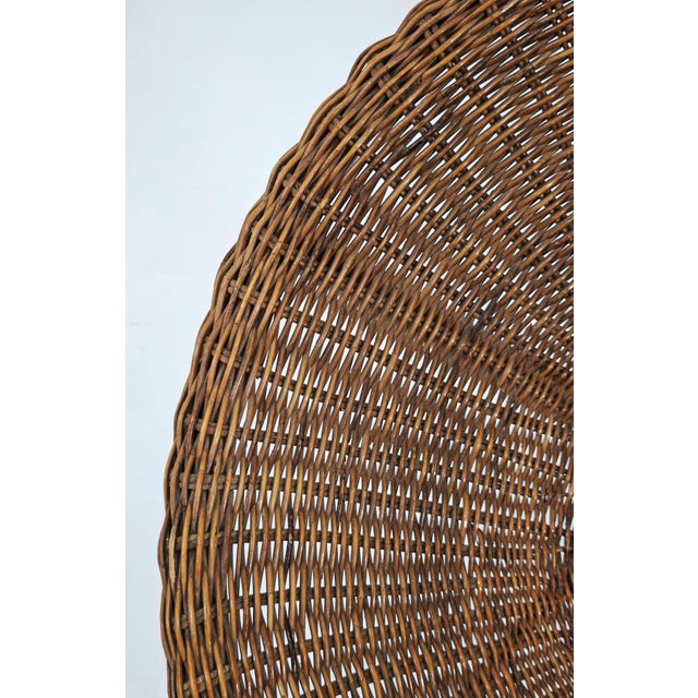 Mid-Century Modern Wicker Armchairs by Design Italia, 1950s, Set of 2 For Sale - Image 15 of 18