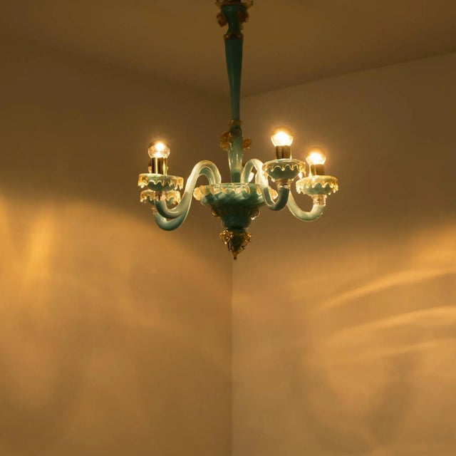 Vintage Italian Chandelier by Barovier & Toso, 1969 For Sale - Image 11 of 13