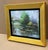 2000 - 2009 "Monet's Garden" Oil Painting on Canvas in Gold Tone Metal Leaf Frame For Sale - Image 5 of 6