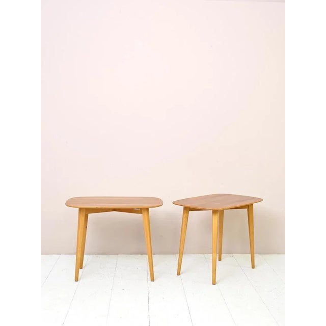 Modernist Scandinavian Oval Coffee Tables, 1960s, Set of 2 For Sale - Image 4 of 10