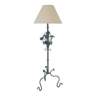 Vintage Iron Floor Lamp For Sale