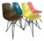 Modernica Case Study Fiberglass Eiffel Side Chairs - Set of 4 For Sale