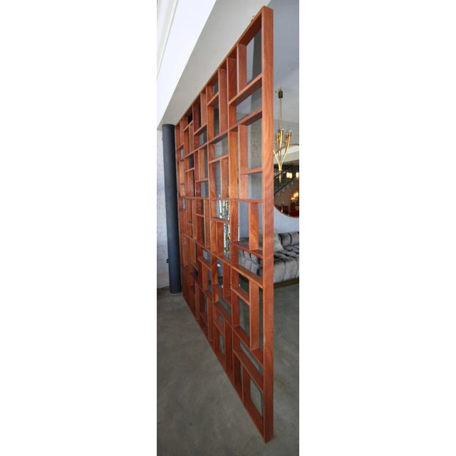 Not Yet Made - Made To Order Adesso Imports Mid-Century Modern Geometric Room Divider For Sale - Image 5 of 8
