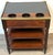 Brown French Louis Philippe Mahogany Wine Service Table with Slate Top & Brass Gallery For Sale - Image 8 of 10